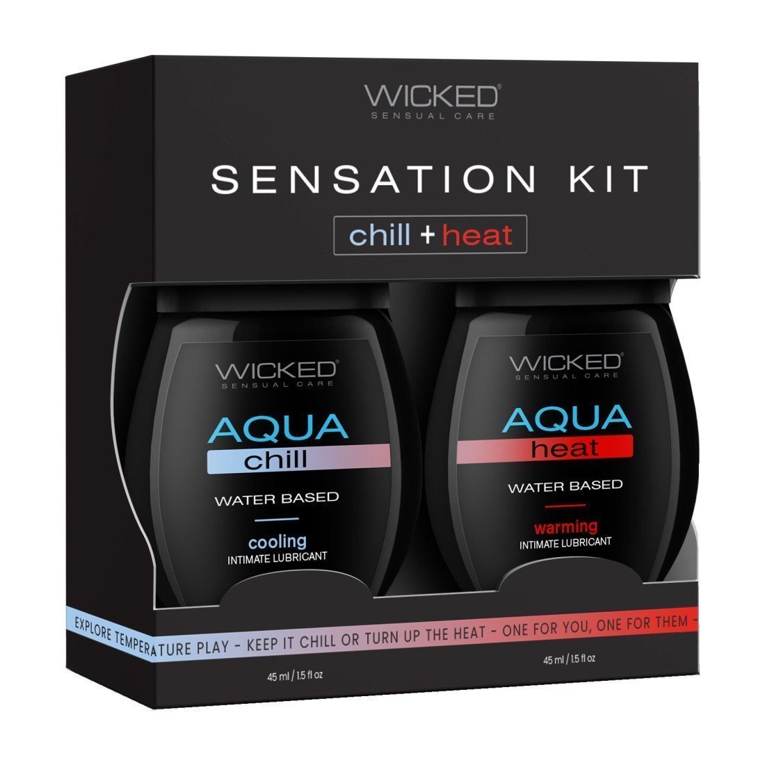 Lubrikantų rinkinys „Sensation Kit“, 90 ml - Wicked