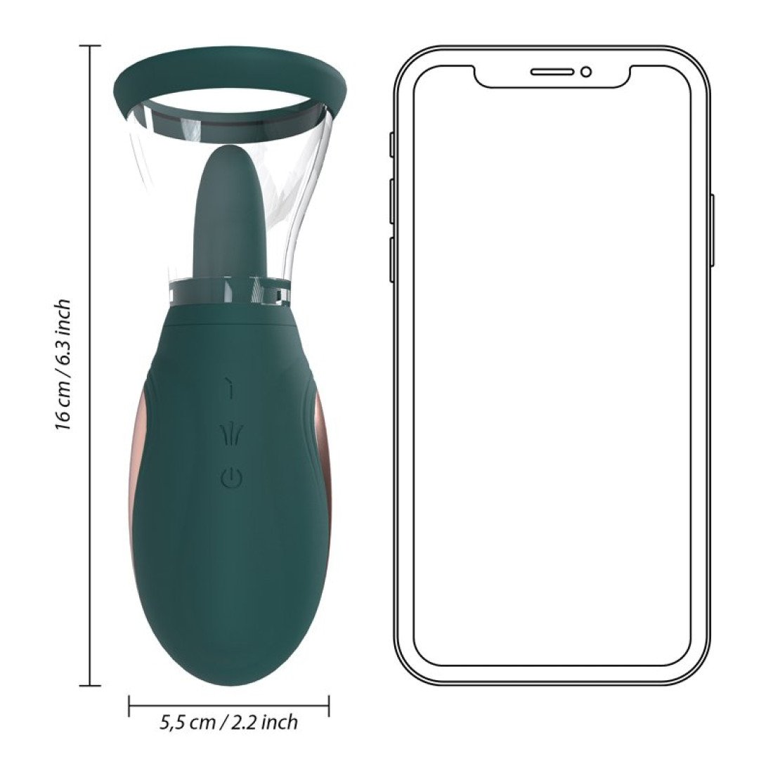 Automatinė pompa moterims „Vulva and Breast Pump“ - Pumped