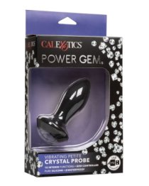 Mažas vibruojantis analinis kaištis „Power Gem Crystal Probe“ - CalExotics