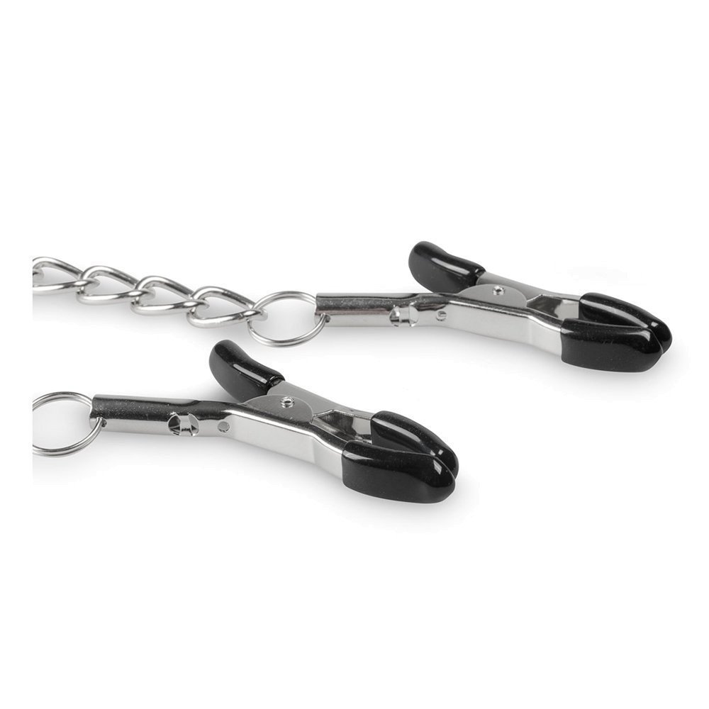 Spenelių spaustukai „Classic Nipple Clamps with Chain“ - EasyToys