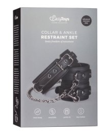 Antkaklio ir kulkšnių antrankių rinkinys „Restraint Set“ - EasyToys