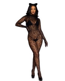 Kūno kojinė „Leopard Net“ - Leg Avenue