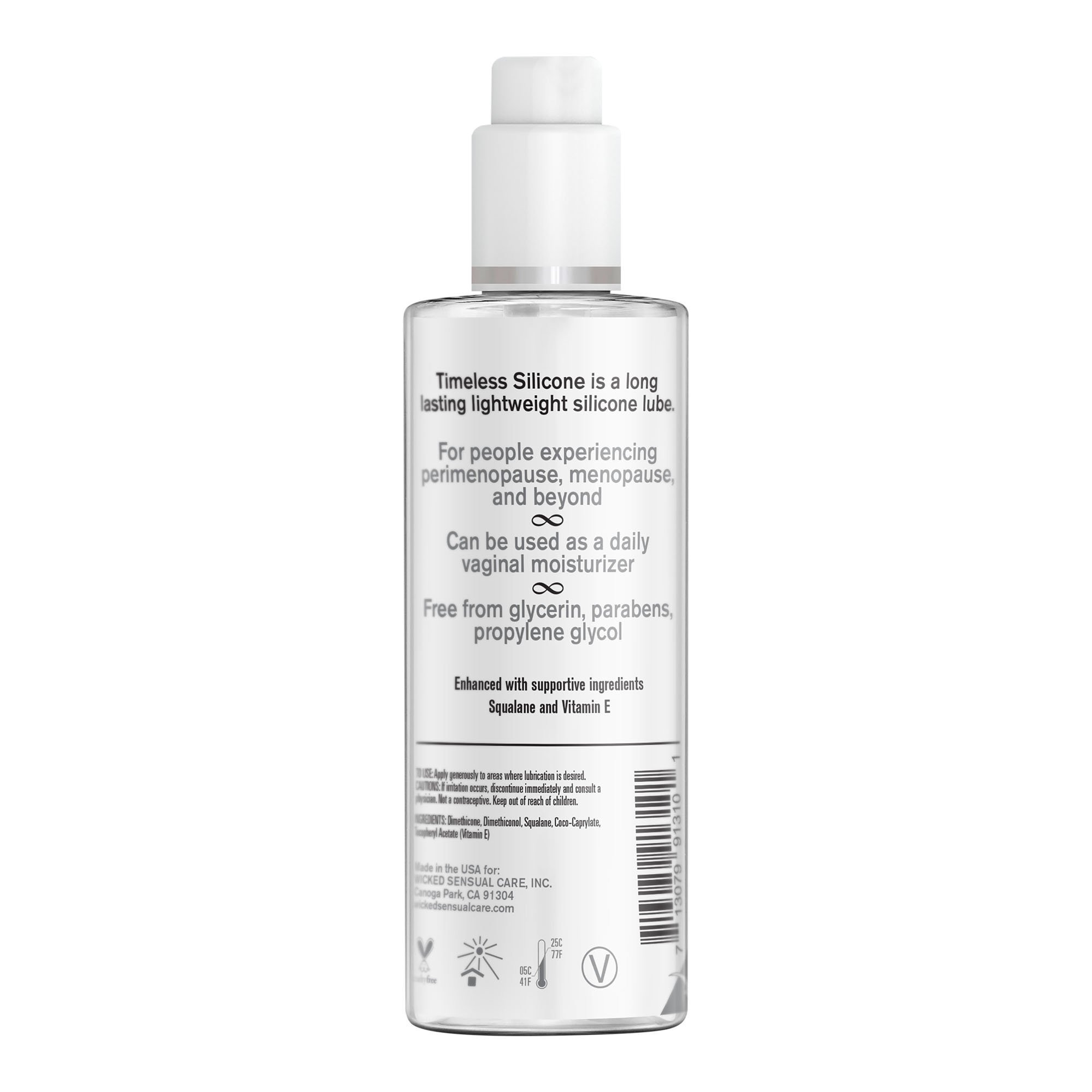 Silikono pagrindo lubrikantas „Simply Timeless Silicone“, 120 ml - Wicked