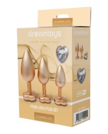 Analinių kaiščių rinkinys „Pearl Gold Gleaming Love“ - Dream Toys
