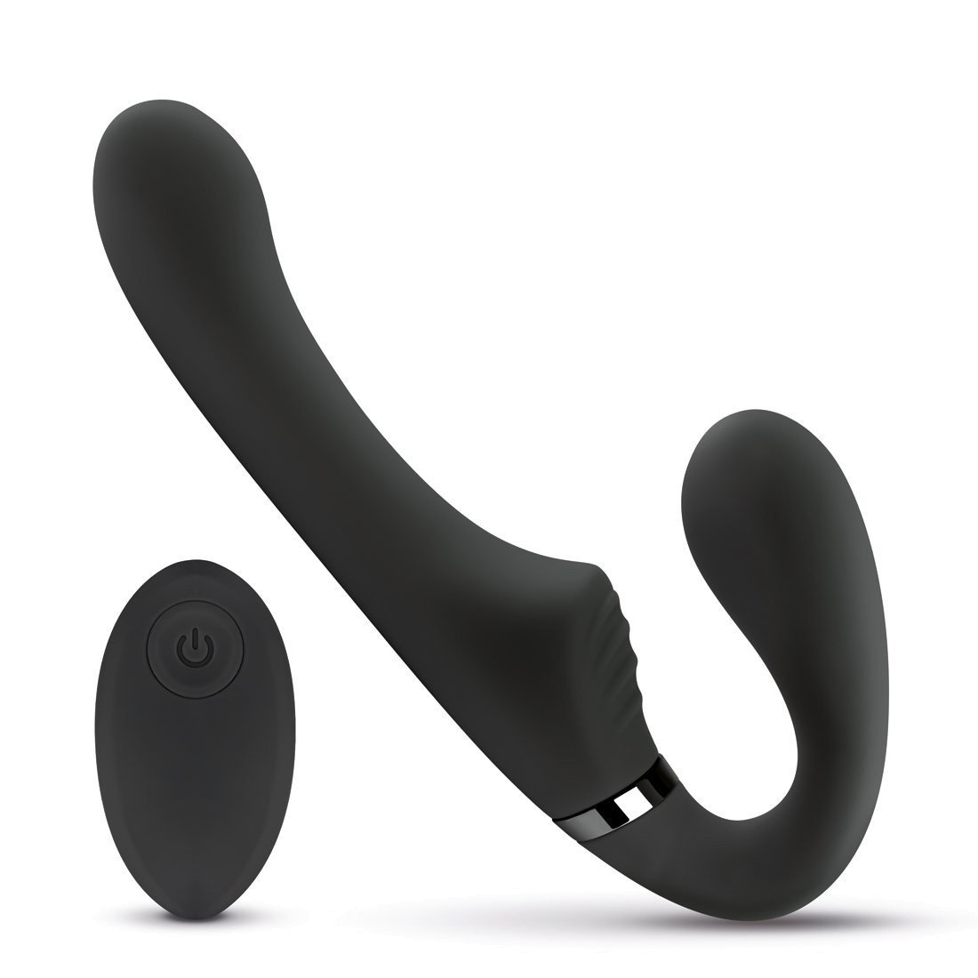 Vibruojantis strap-on be dirželių „Avery“ - No-Parts