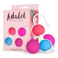 Vaginalinių kamuoliukų rinkinys „Adalet 4 Kegel Beads“ - Intoyou