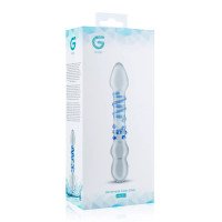 Stiklinis dvipusis dildo „Glass Dildo Nr. 21“ - Gildo