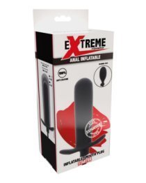 Pripučiamas analinis kaištis „Inflatable Smooth Plug Starter“ - Extreme