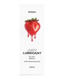 Vandens pagrindo lubrikantas „Blast Berry“, 300 ml - Satisfyer