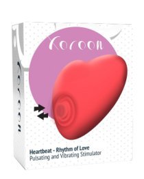 Klitorinis stimuliatorius - vibratorius „Heartbeat“ - Xocoon