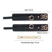 Antrankiai „Weaving patterns wrist cuff Golden Chain“ - Latetobed