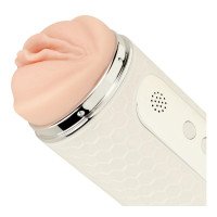 Vibruojantis dvipusis masturbatorius (pažeista pakuotė) „Electric Masturbator“ - Teazers