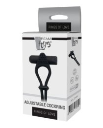 Vibruojantis penio žiedas „Adjustable Cockring“ - Dream Toys