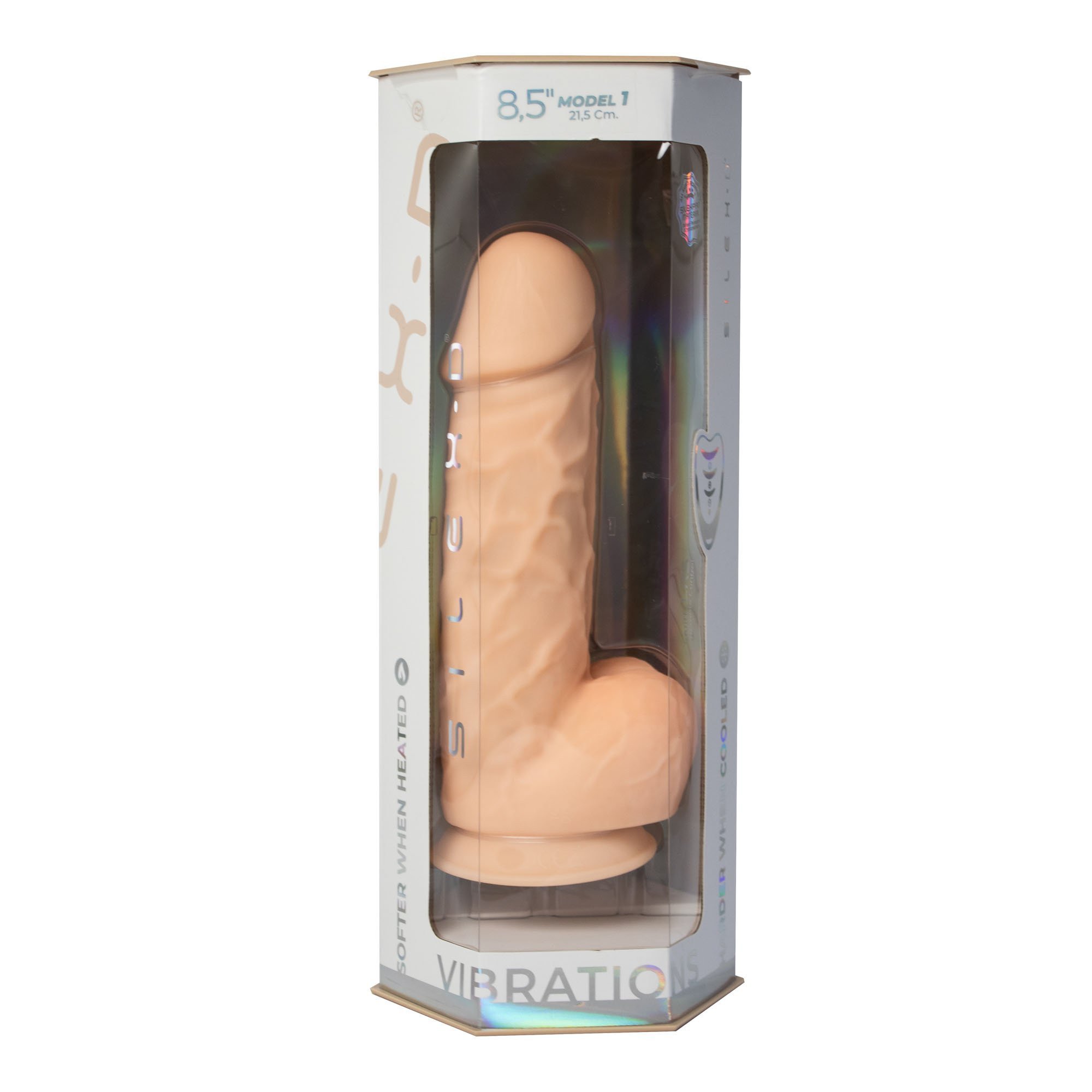 Vibruojantis falo imitatorius „Vibrations 8,5 Model 1“ - Silex-D