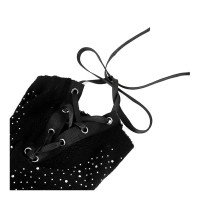 Kaukė „Lace Hood with Shiny Diamonds“ - Latetobed