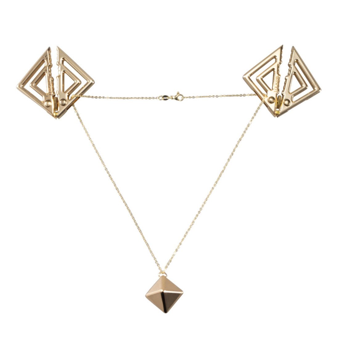 Spenelių spaustukai „Adjustable Metal Nipple Clamps with Heavy Pendant“ - Lockink