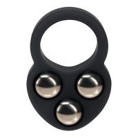 Penio žiedas „Triple Weighted Ball Cock Ring“ - Shots Toys