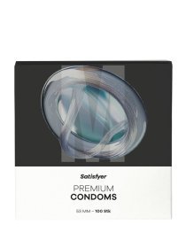 Prezervatyvai „Premium Condoms 53 mm“, 100 vnt. - Satisfyer