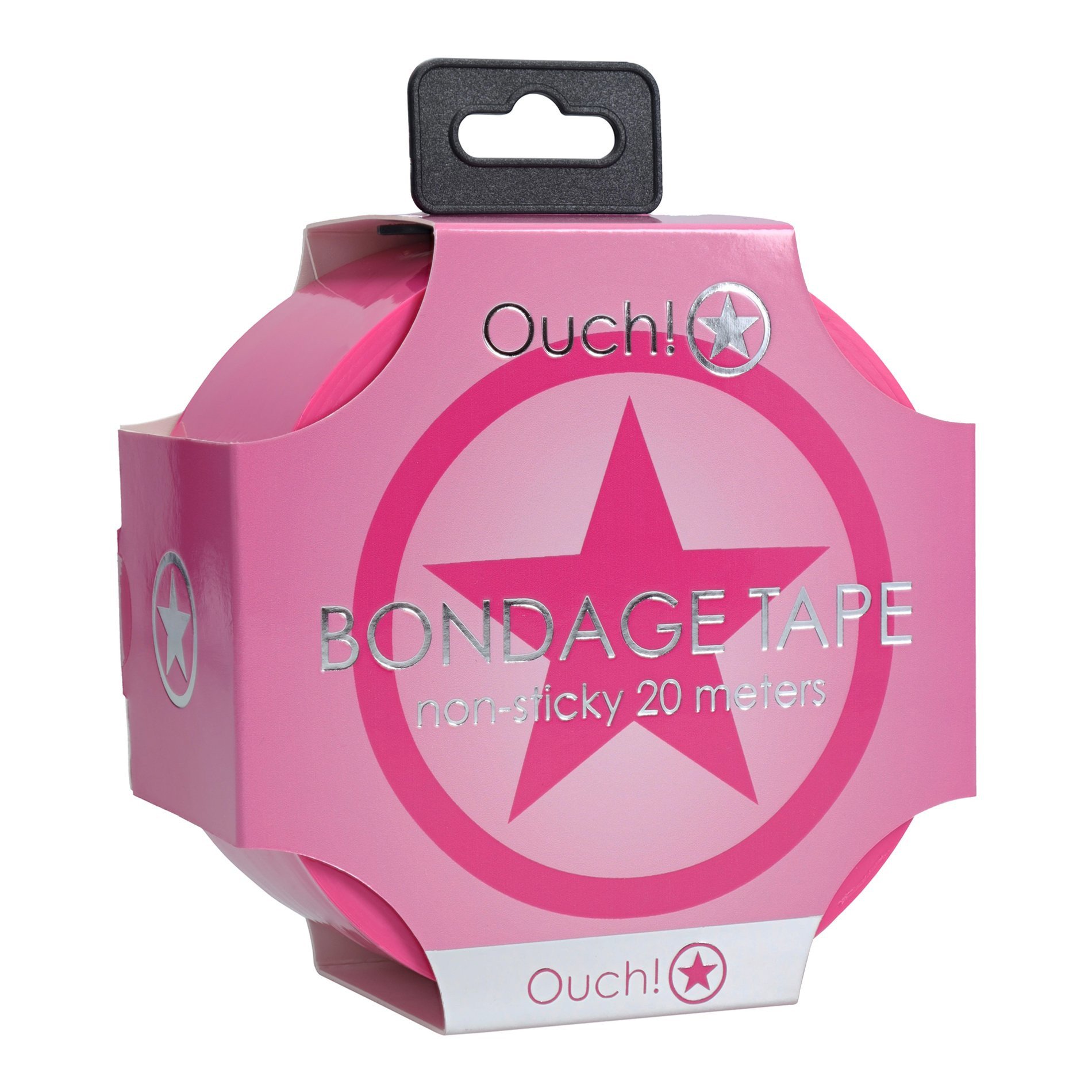 Suvaržymo juosta „Bondage Tape Pink“, 20 m - Ouch!