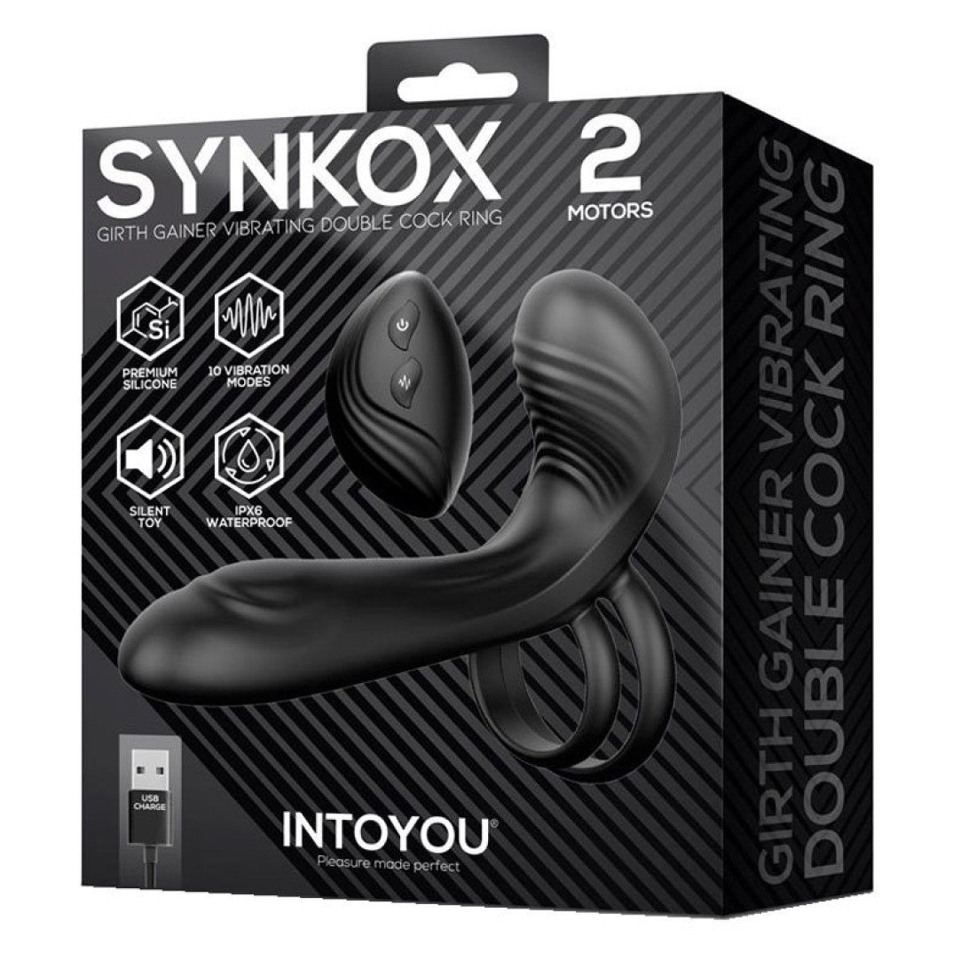 Vibruojantis penio žiedas „Synkox“ - Intoyou
