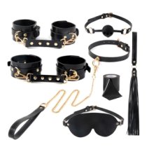 Suvaržymo rinkinys „Bondage Kit with 8 Pcs with Storage Bag“ - Latetobed