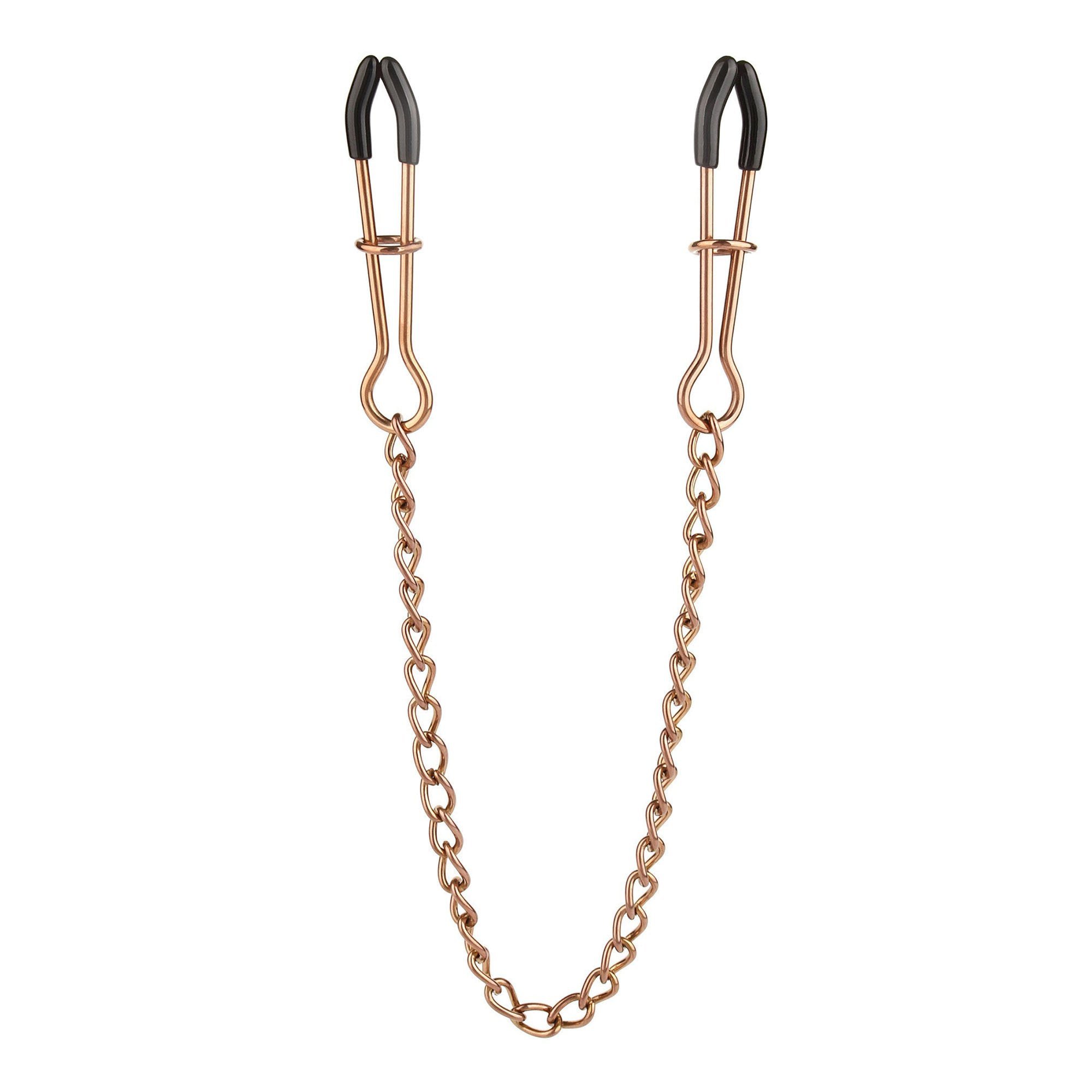 Spenelių spaustukai „Tweezer Nipple Clamps Gold“ - Mr. Steel