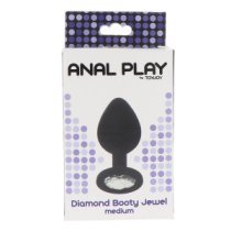 Vidutinis analinis kaištis „Diamond Booty Jewel“ - ToyJoy