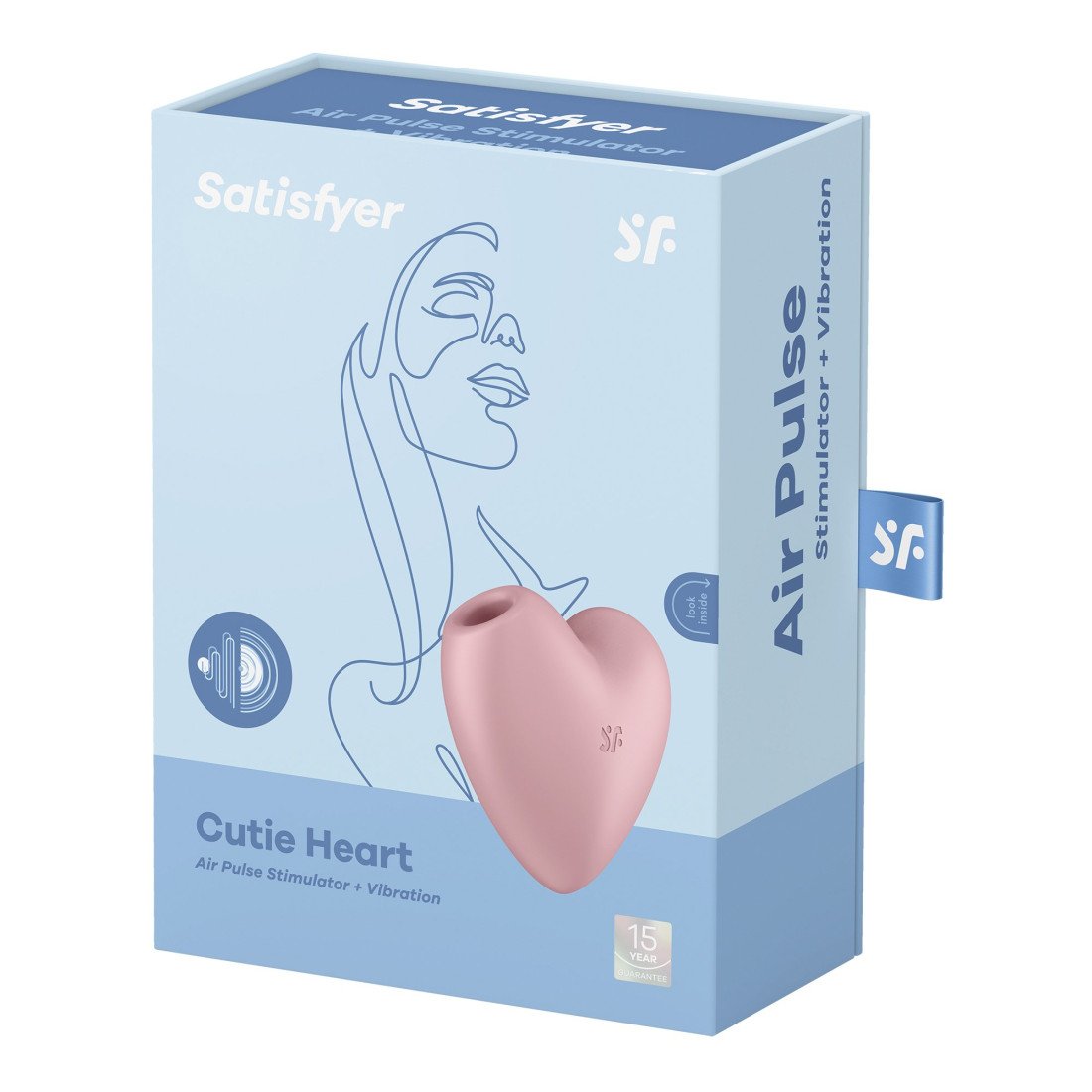 Klitorinis stimuliatorius - vibratorius „Cutie Heart“ - Satisfyer