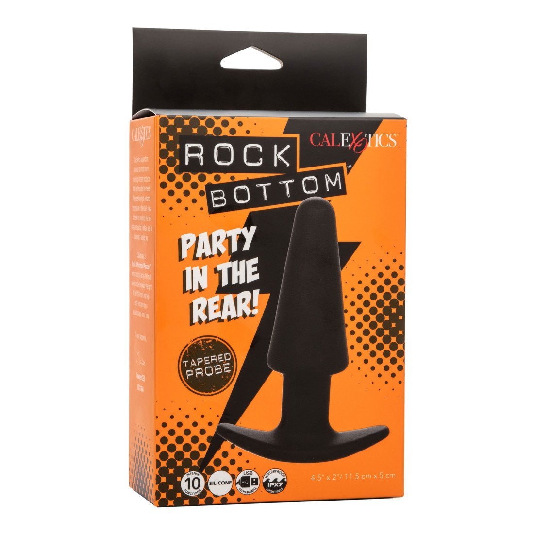 Vibruojantis analinis kaištis „Rock Bottom Tapered Probe“ - CalExotics