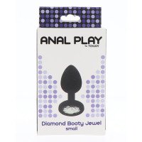 Mažas analinis kaištis „Diamond Booty Jewel“ - ToyJoy