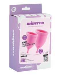 Menstruacinės taurelės „Minerva“, 2 vnt - Crushious