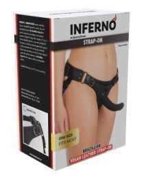 Strap-on diržas „Inferno Thigh Strap-on“ - Hidden Desire