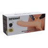 Vibruojantis strap-on dildo „Inferno 18 cm“ - Hidden Desire