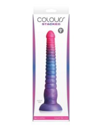Dildo „Stacked 9 Inch - Pink Blue“ - NS Novelties