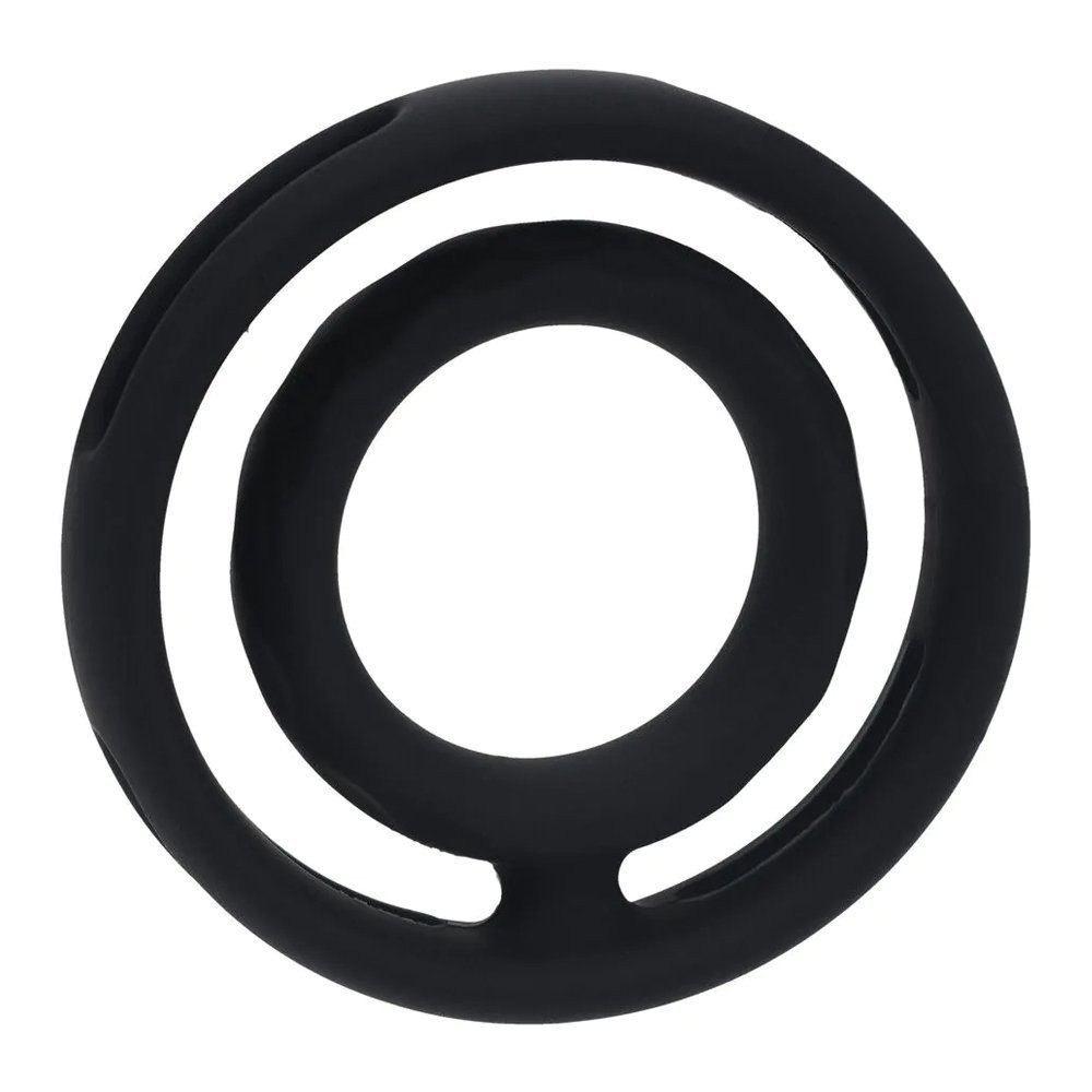 Penio ir sėklidžių žiedas „Classic Grooved Cock & Ball Ring“ - Shots Toys