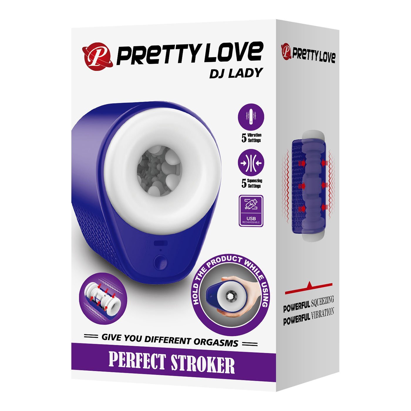 Automatinis masturbatorius „DJ Girl“ - Pretty Love