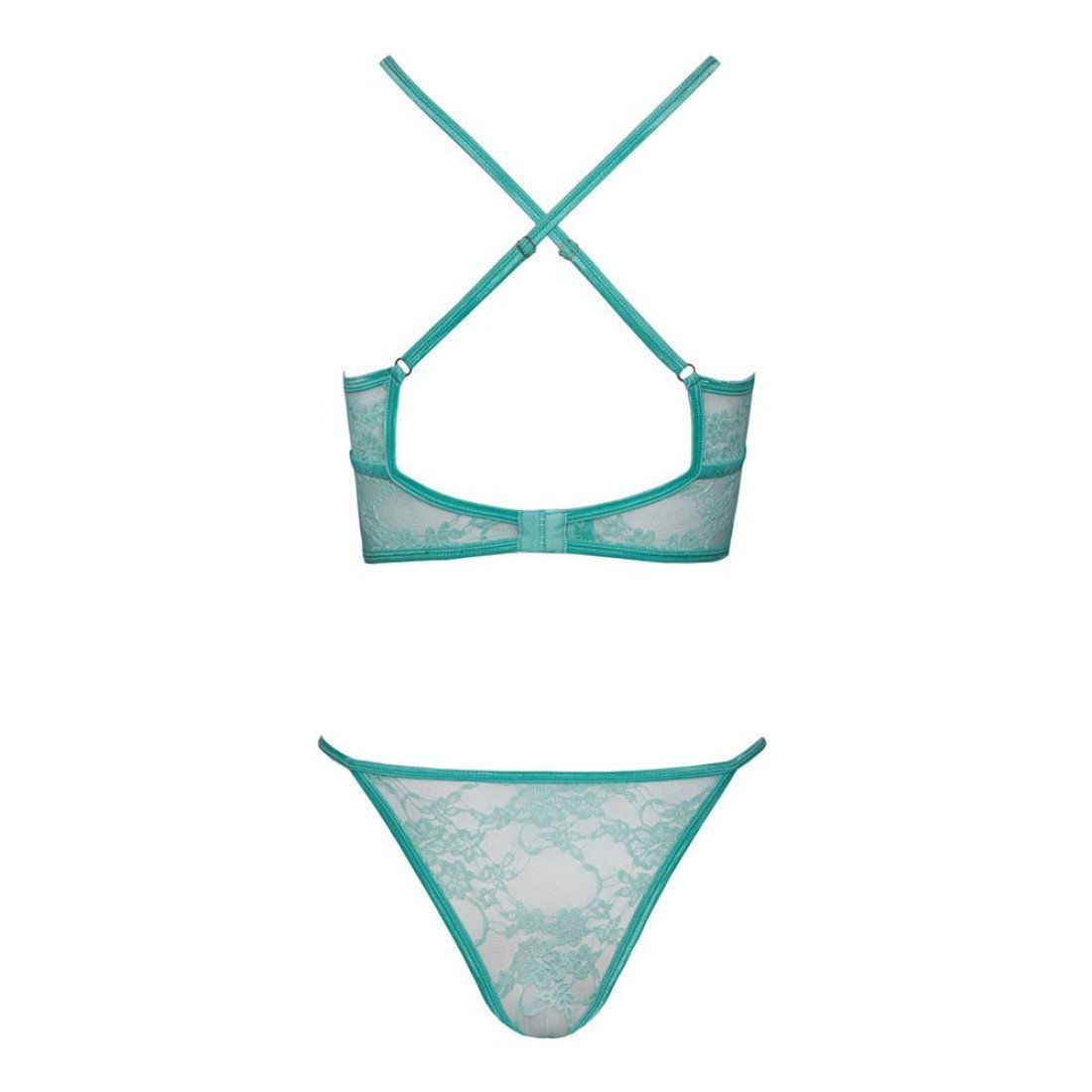 Liemenėlės ir kelnaičių rinkinys „Fantasy Mint Set“ - Cottelli Collection