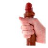 Dvigubas dildo „Foreskin Doubledong 35 cm“ - Get Real