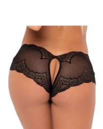 Atviros kelnaitės „Crotchless Boyshort“ - Mapale