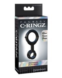 Penio ir sėklidžių žiedas „Ironman Duo-Ring“ - Fantasy C-Ringz