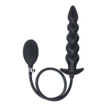 Pripučiami analiniai karoliukai „Beaded Inflatable Anal Plug“ - Levelz