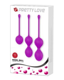Vaginalinių kamuoliukų rinkinys „Kegel Ball“ - Pretty Love