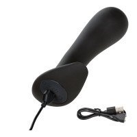 Vibruojantis analinis kaištis „Rock Bottom Curved Probe“ - CalExotics