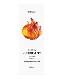 Šildantis vandens pagrindo lubrikantas „Warm Wave“, 300 ml - Satisfyer