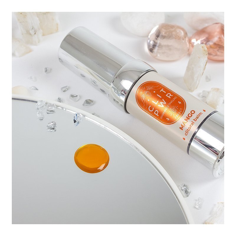 Stimuliuojantis balzamas klitoriui „Clit PWR - Mango“, 15 ml - Secret Play