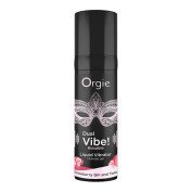 Stimuliuojantis gelis „Dual Vibe! Strawberry Gin and Tonic“, 15 ml