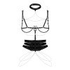 Kūno aksesuaras „Premisis Black Harness“ - Obsessive