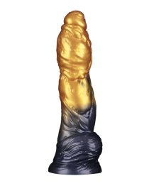 Pripučiamas silikoninis dildo „Aerosx Nr. 10 Gold/Black“ - Lovetoy