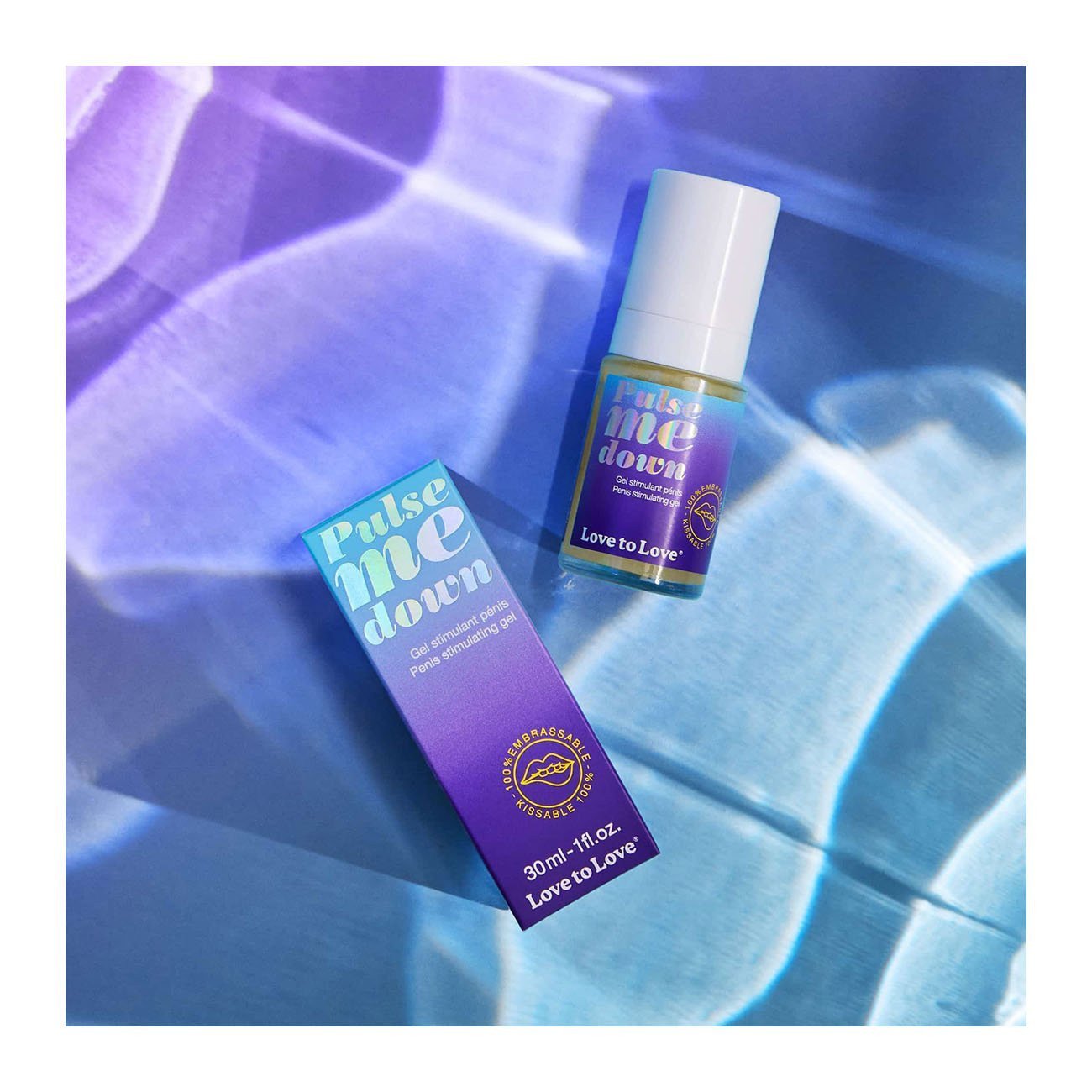 Stimuliuojantis gelis peniui „Pulse Me Down“, 30 ml - Love to Love