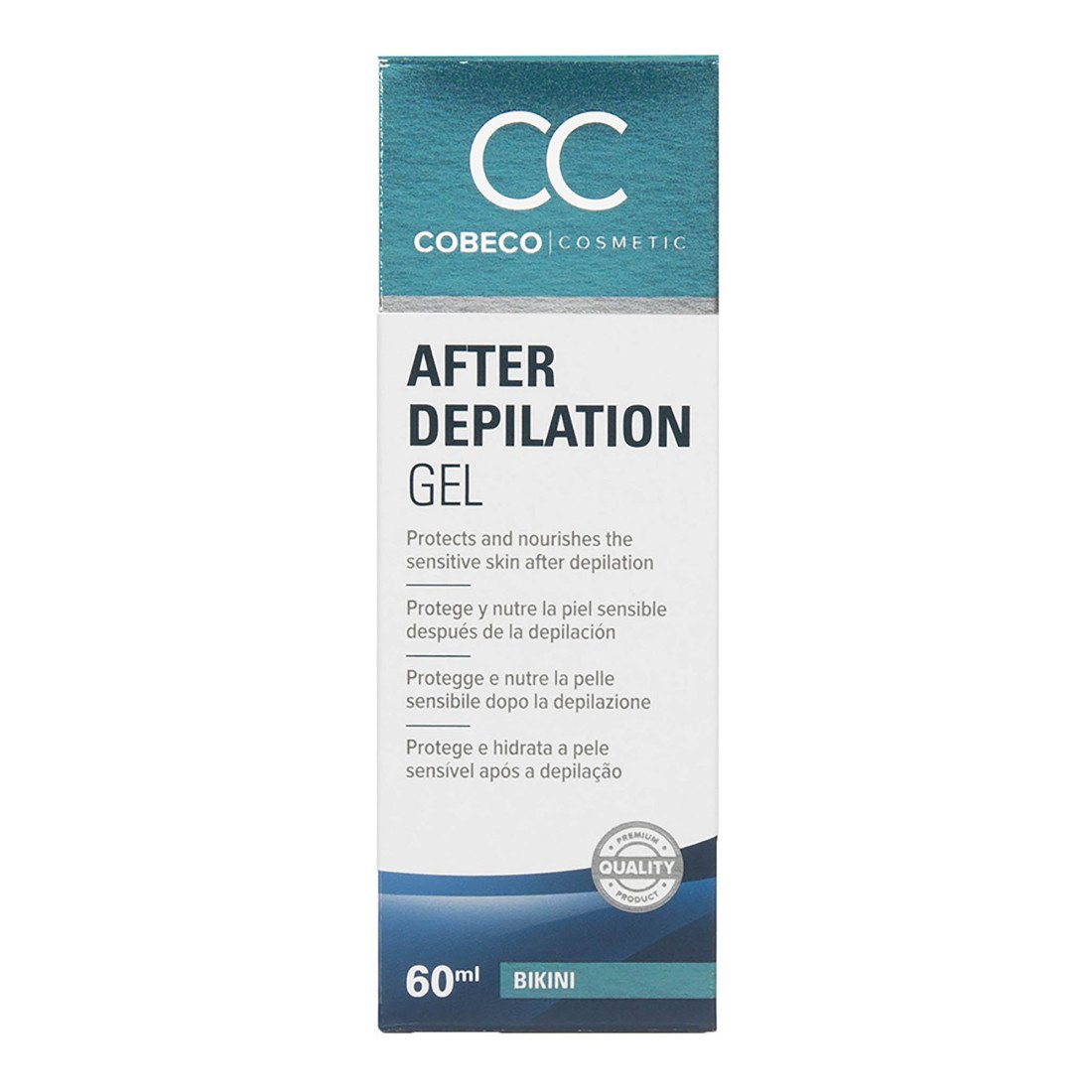 Gelis po skutimosi „After Depilation Gel Bikini“, 60 ml - Cobeco Pharma